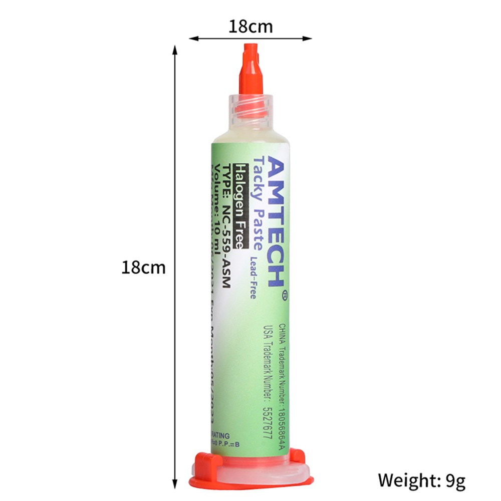 100% Original AMTECH NC-559-ASM 10cc SMD Welding Flux Soldering Paste Soldering Paste 183 Welding Kit