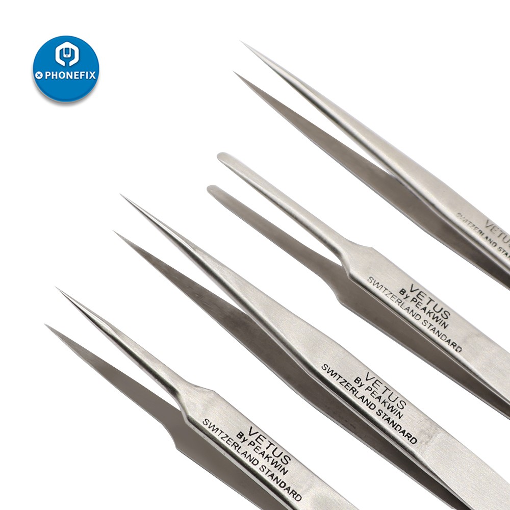 Anti-static tweezers, stainless steel tweezers, eyelash extensions, electronic assembly, telephone logic board, maintenance