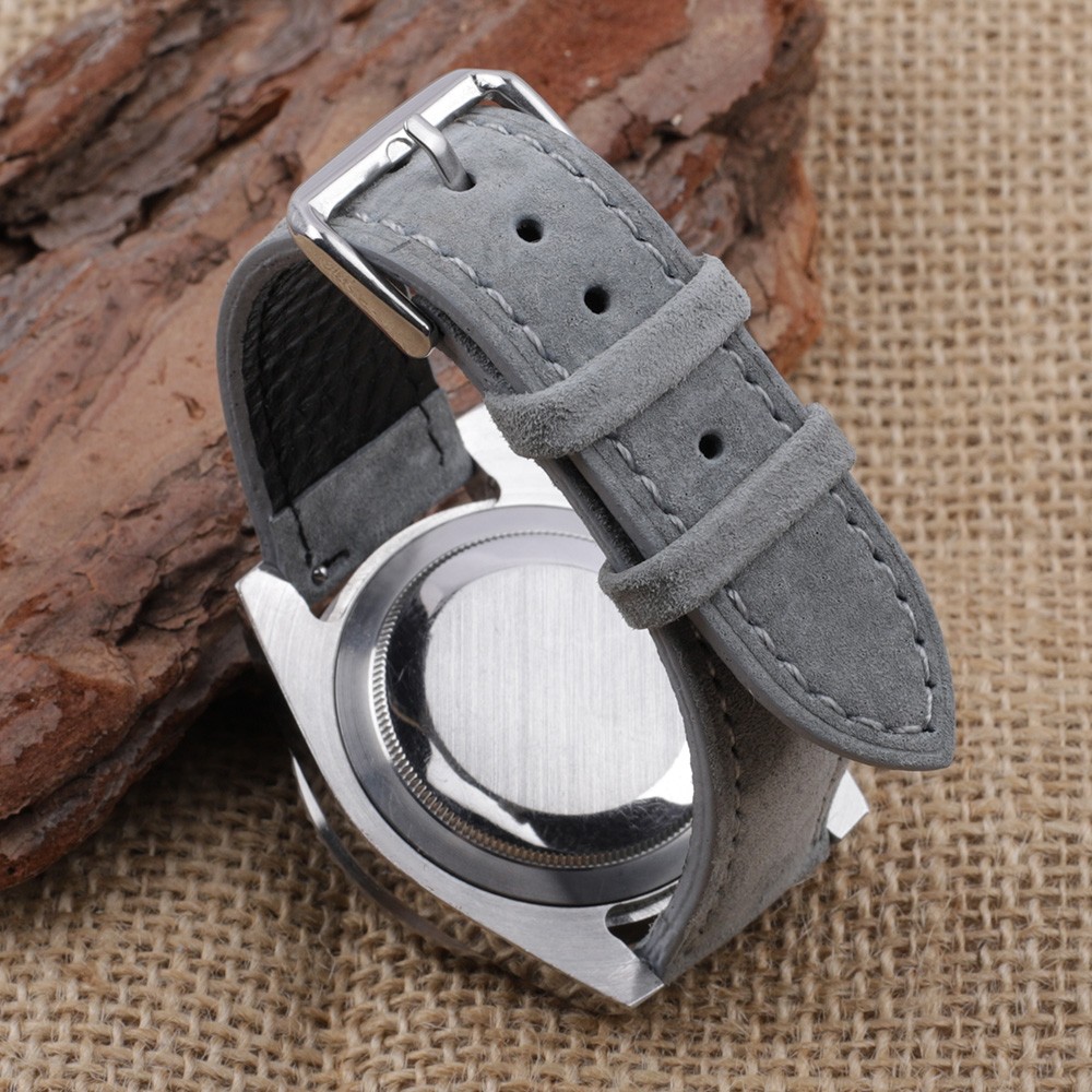 Soft Suede Leather Watch Band 18mm 19mm 20mm 22mm 24mm Blue Watch Straps Stainless Steel Buckle Watch Accessories