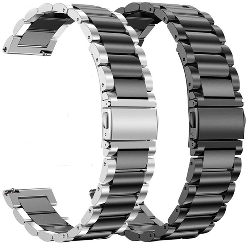 Stainless Steel Straps for Garmin Vivomove HR/Vivoactive 3 4 4s Smart Watch Band Metal Wristband for garmindrive 3/garmindrive Luxe