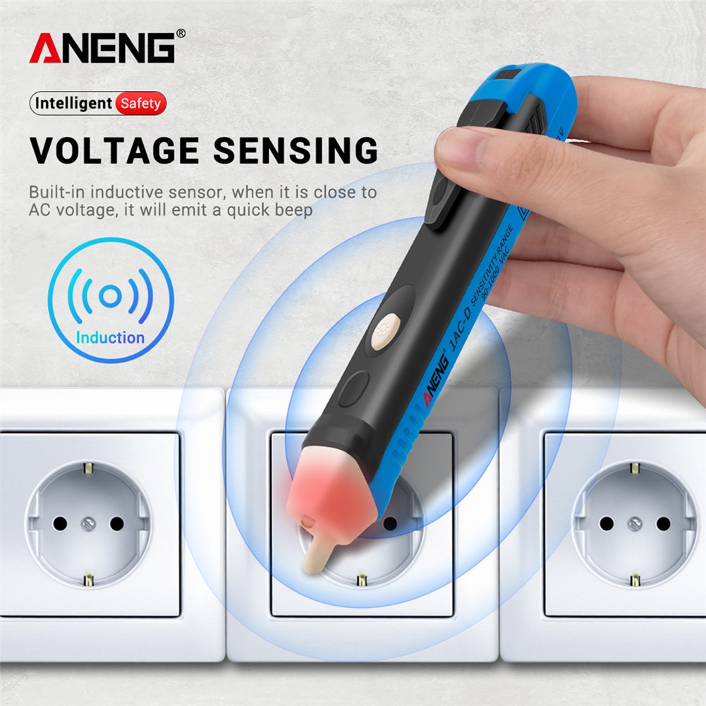 ANENG 1AC-D Non-Contact Electrical Test Pen 90-1000V Induction Test Pen Seal Electroscope For Electrical Indicator