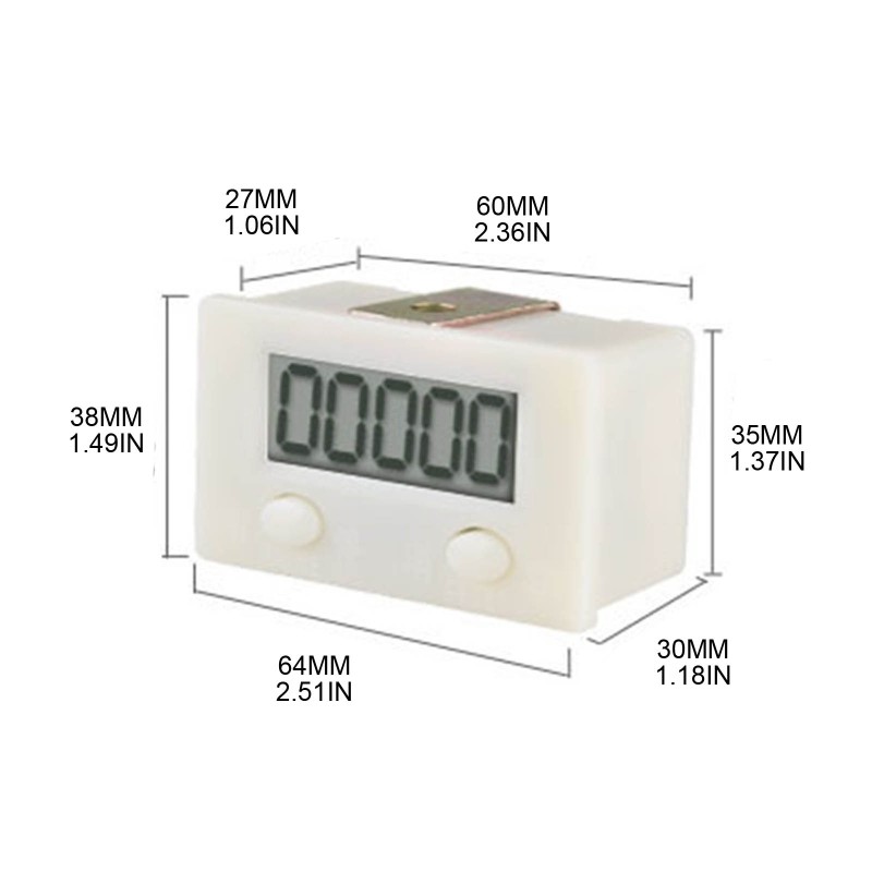 Magnetic Induction Counter Digital Electronic Punch Counter Metal Sensor 5 Digits