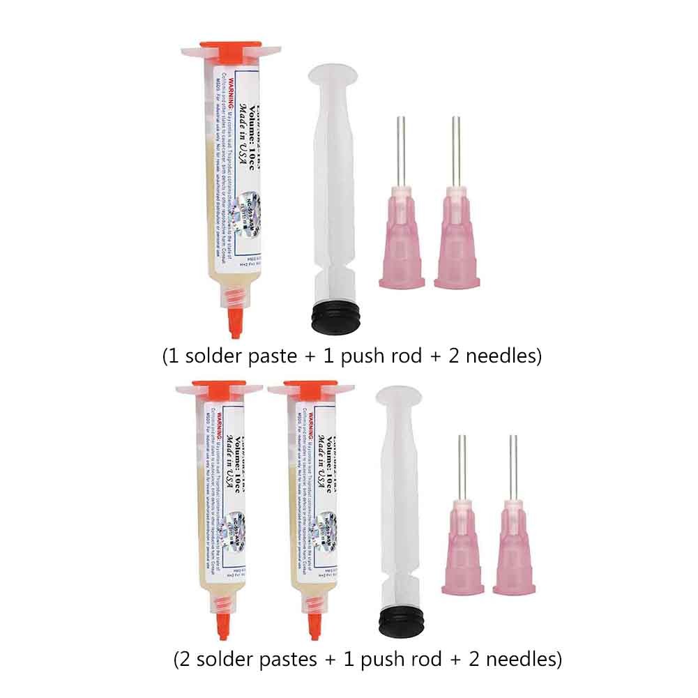 Solder Flux 10cc NC-559-ASM-UV solder paste Flux Grease For Phone Computer LED BGA SMD PGA PCB Repair + Needles Rework Tools