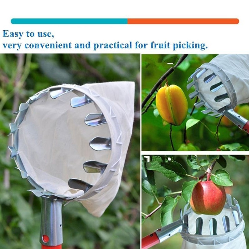 1pc High Altitude Fruit Picker Catcher Fruit Picking Tool Gardening Farm Garden Hardware Picking Device Garden Tool