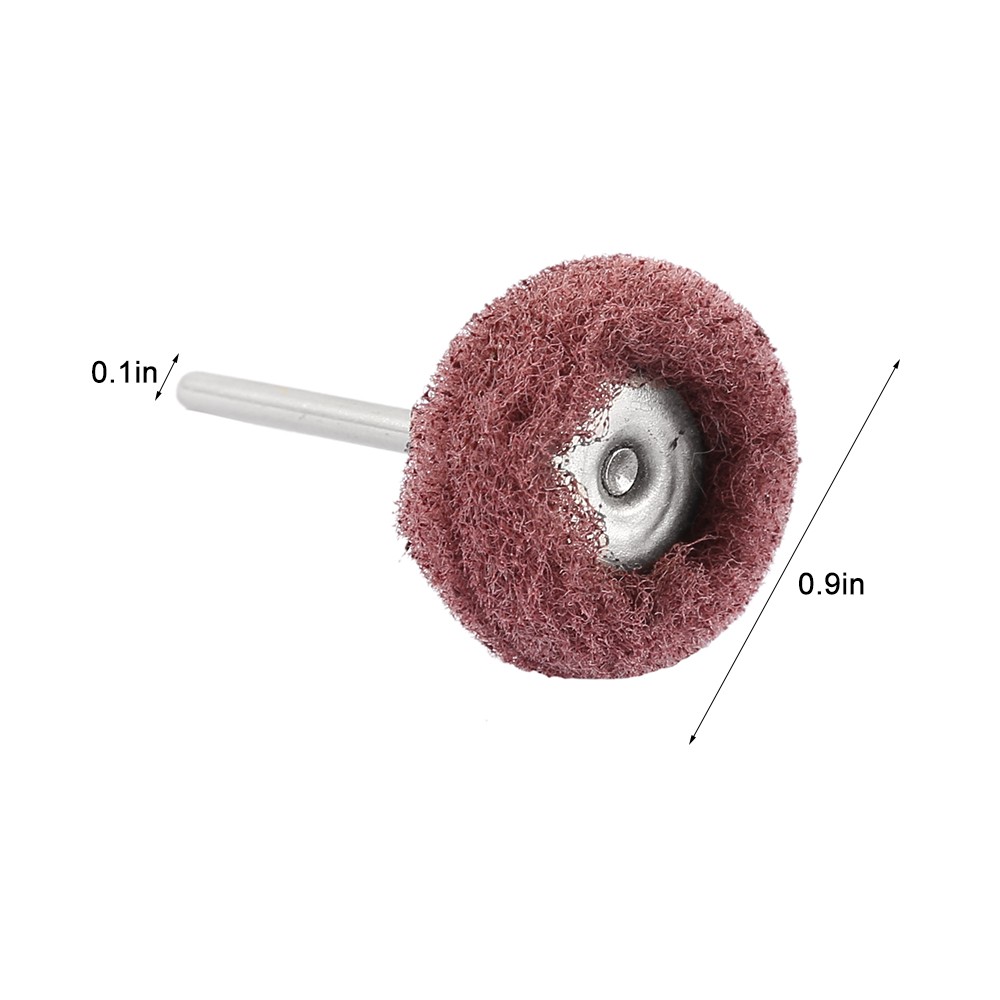 80pcs Mini Drill Abrasive Brush Nylon Buffing Polishing Wheel with 3mm Shank for Dremel Rotary Tool Accessories Set Dropshipping