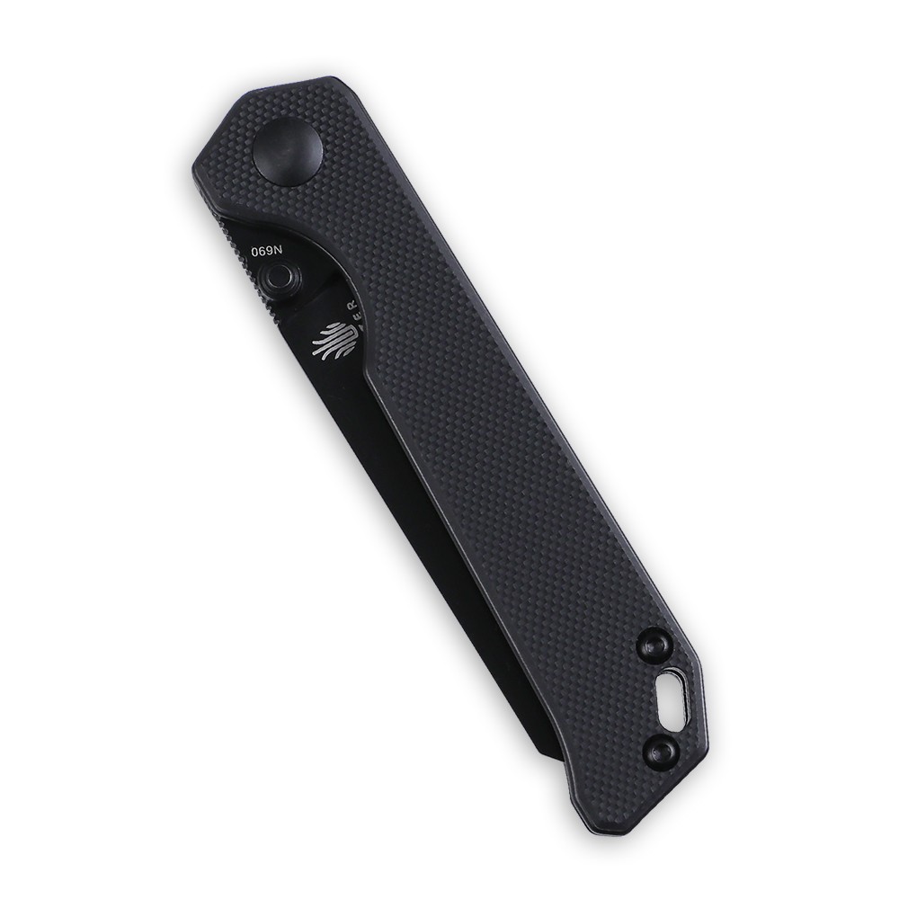 Kizer Biglighter Mini V3458RN5 Pocket Knives Black G10 Handle Folding Knife N690 Steel Rescue Tool EDC Tactical Knife