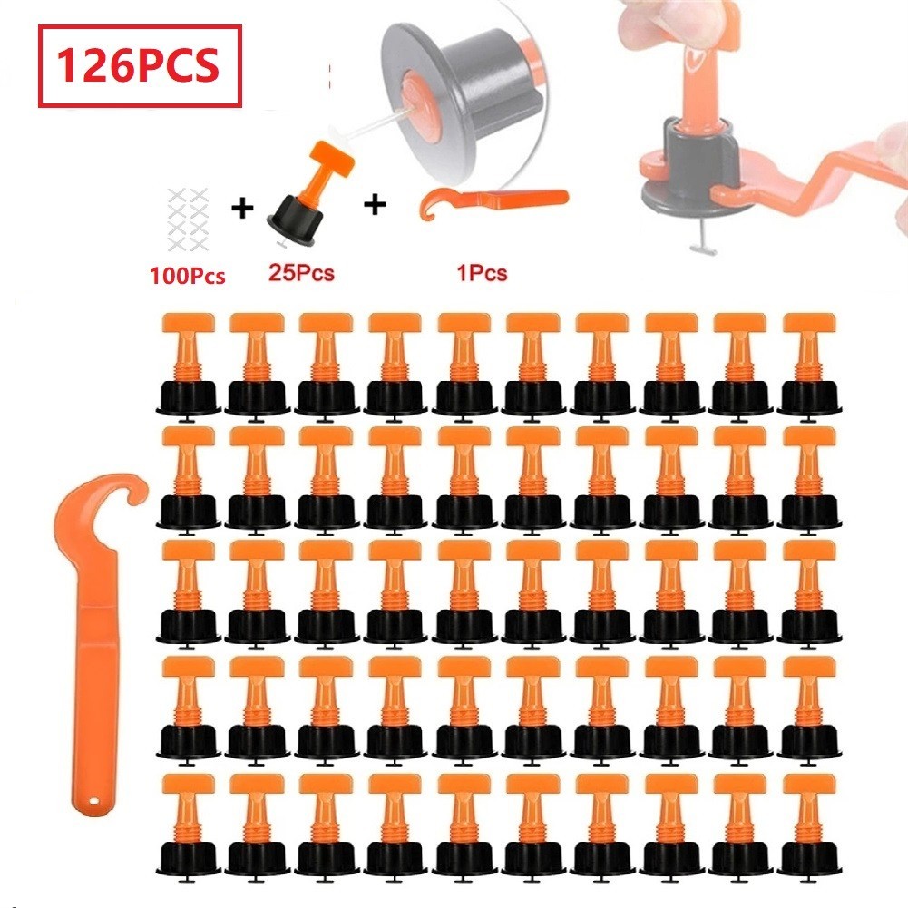 New Tile Leveling System Tool Kit Level Wedges Align Spacers for Level Locator Spacers Plier Floor Tile Wall