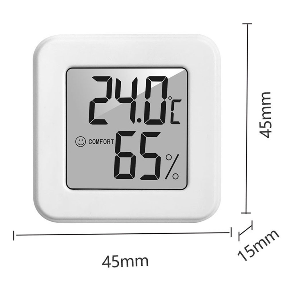 LCD Mini Indoor Thermometer Digital Temperature Room Humidity Sensor Gauge Hygrometer Indoor Thermometer Temperature