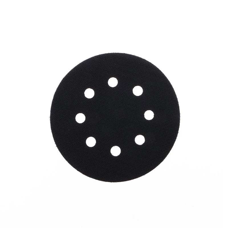 5 inch 8 hole interface pad protection backing pad hook and loop for sanding pads hook and loop sanding disc thin sponge interface pad