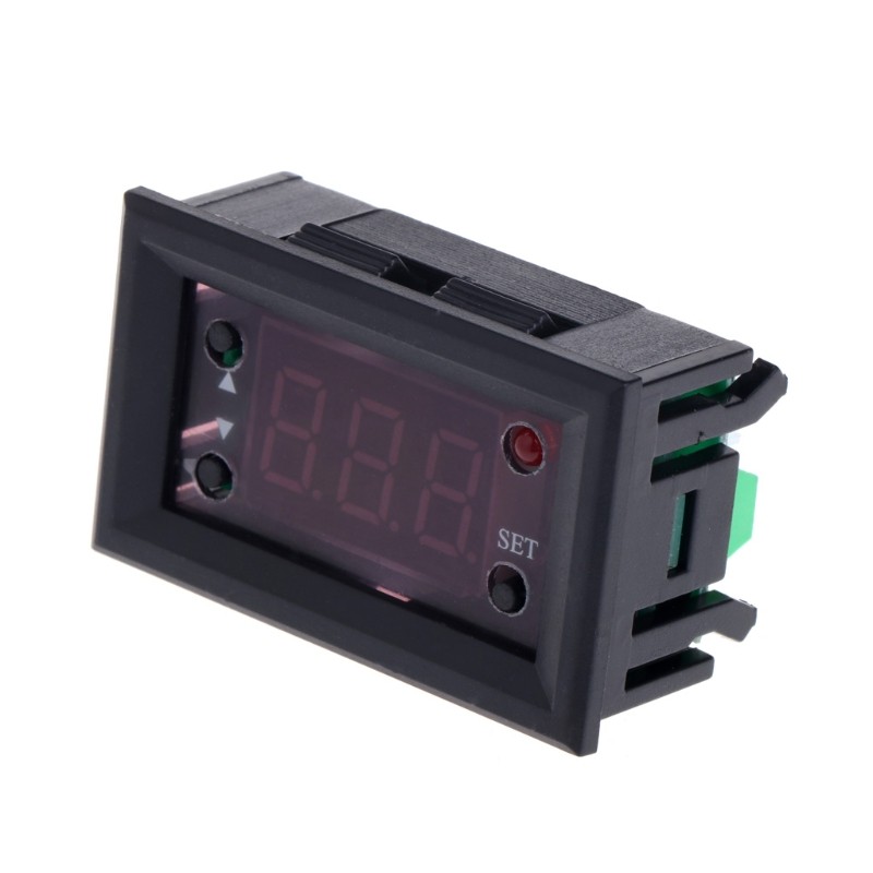 W1218 Digital Thermostat DC 12V Temperature Controller For Incubator With Red Display Probe