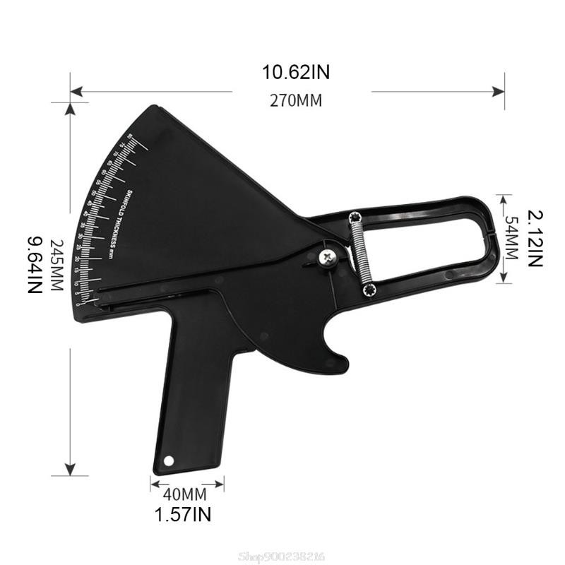 Skinfold Personal Body Fat Test with Calipers Skinfold Body Fat Caliper for Body Fat Measurement Calipers BMI MR21 22 Dropship