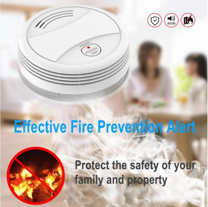 Tuya wifi smoke alarm remote smart home app notification smoke detector home security