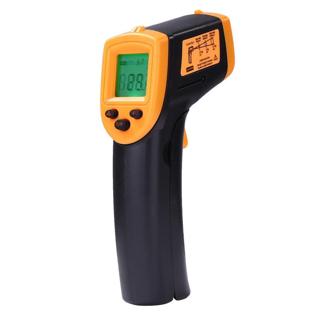 Non-contact Infrared LCD Monitor Infrared Thermometer Infrared Laser Accurate Digital for GM320 (No Battery)