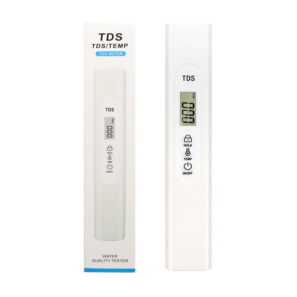 LCD Digital TDS Temperature Water Tester Pen Handheld Water Quality Analysis Meter Measurement Detection Monitor