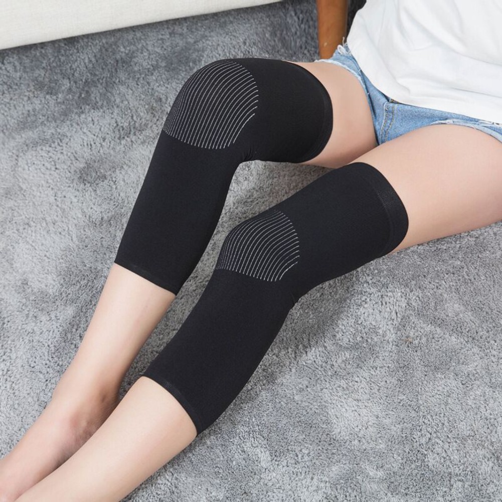 1 Pair Sports Kneepad Dance Knee Protector Volleyball Yoga Breathable Brace Support Summer Leg Protection Workout Training