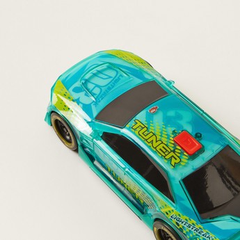 DICKIE TOYS Lightstreak Tuner Toy Car with Light and Sound