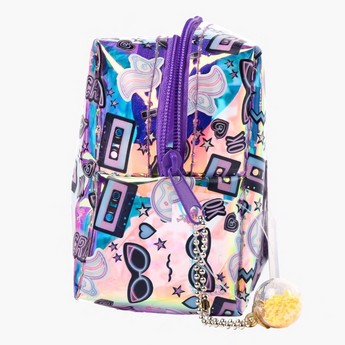 Create It! Galaxy Makeup Bag with Zip Closure