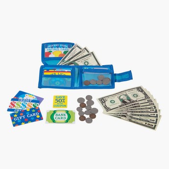 Melissa & Doug Pretend-to-Spend Wallet Playset