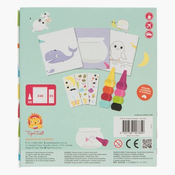 Tiger Tribe Animal Oodle Doodle Crayon Set