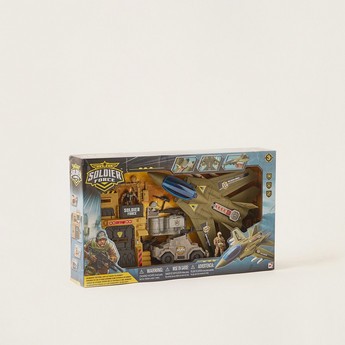 Soldier Force Aeroplane Figurine Set