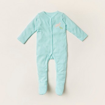 Juniors Assorted Closed Feet Sleepsuit with Long Sleeves - Set of 3