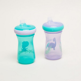 The First Years Printed 2-Piece Sippy Cups with Spout - 266 ml