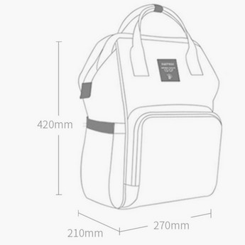 Sunveno Textured Diaper Backpack