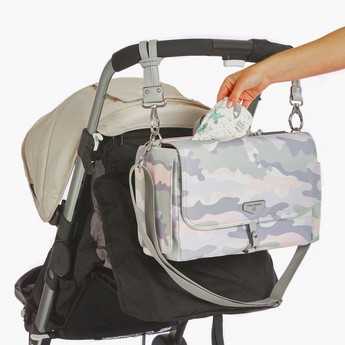 TWELVElittle Cactus Print Stroller Caddy Diaper Bag