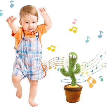 HYP Dancing Singing Talking Cactus Plush Toy