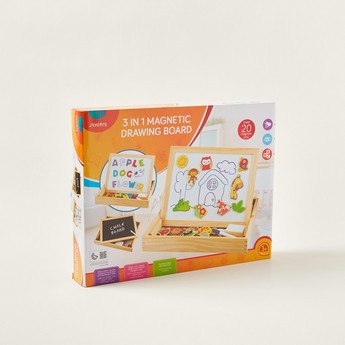 Juniors 3-in-1 Magnetic Drawing Board