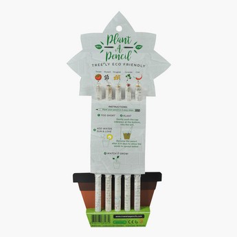 Treewise Wood Free Plantable Colour Pencil - Set of 5