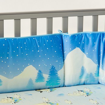 Fancy Fluff Arctic Print 4-Piece Organic Bedding Set