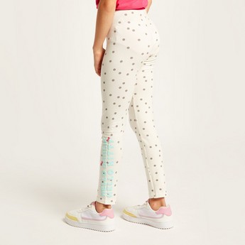 Sanrio Hello Kitty Print Leggings with Elasticated Waistband - Set of 2