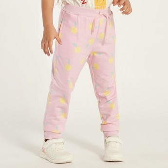 Juniors Printed Joggers with Drawstring Closure - Set of 3