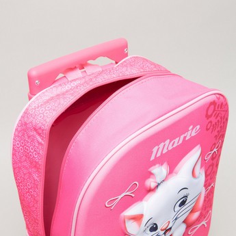 Disney Marie Print 3-Piece Trolley Backpack Set