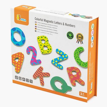 VIGA Magnetic Letters & Numbers - 77-Pieces