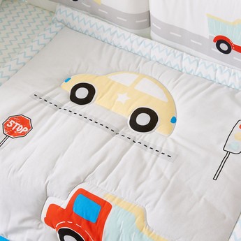 Juniors Car Print 5-Piece Comfortor Set