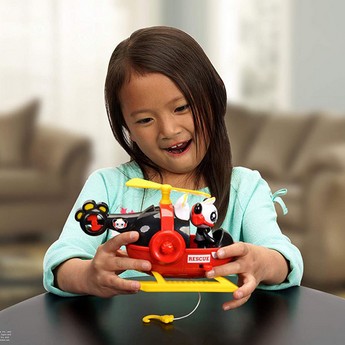 Ryan's World Rescue Helicopter with Combo Panda Toy