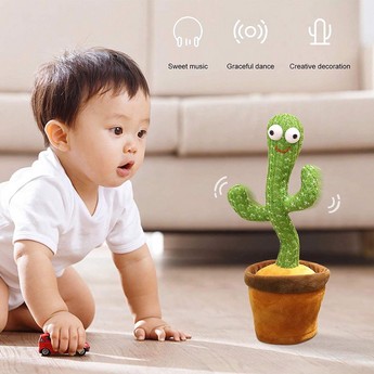 HYP Dancing Singing Talking Cactus Plush Toy