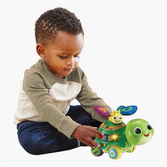 V-Tech 2-in-1 Push and Discover Turtle Toy