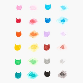 OOLY Cat Parade Gel Crayon - Set of 12