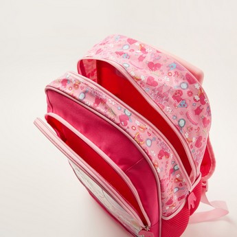 Juniors Princess Print Trolley Backpack with Lunch Bag and Pencil Case