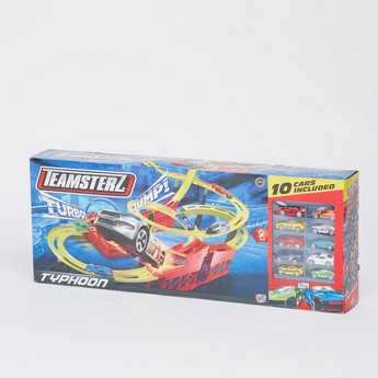 Teamsterz TYPHOON Playset with 10 Cars