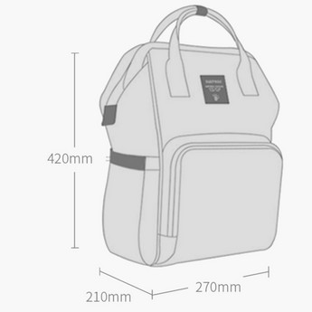 Sunveno Textured Diaper Backpack