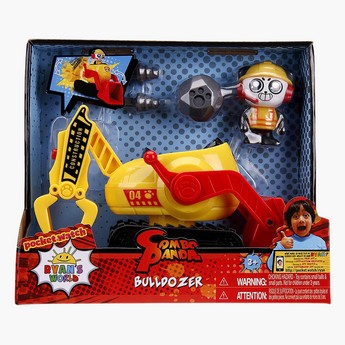 Ryan's World Combo Panda Bulldozer Playset