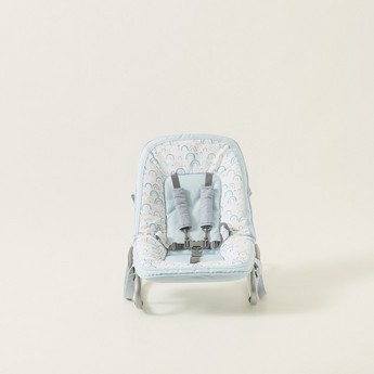 Juniors Tuff Deluxe Strip Rainbows Print Baby Rocker