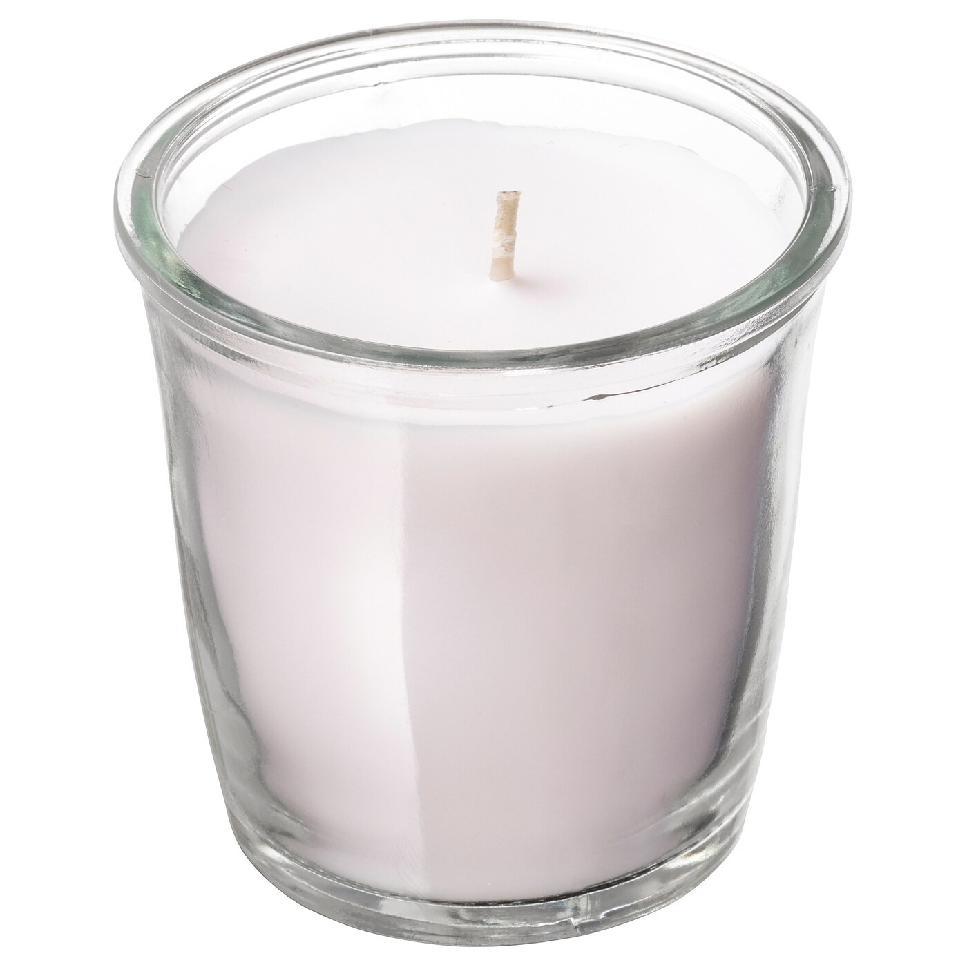 SMÅTREVLIG Scented candle in glass