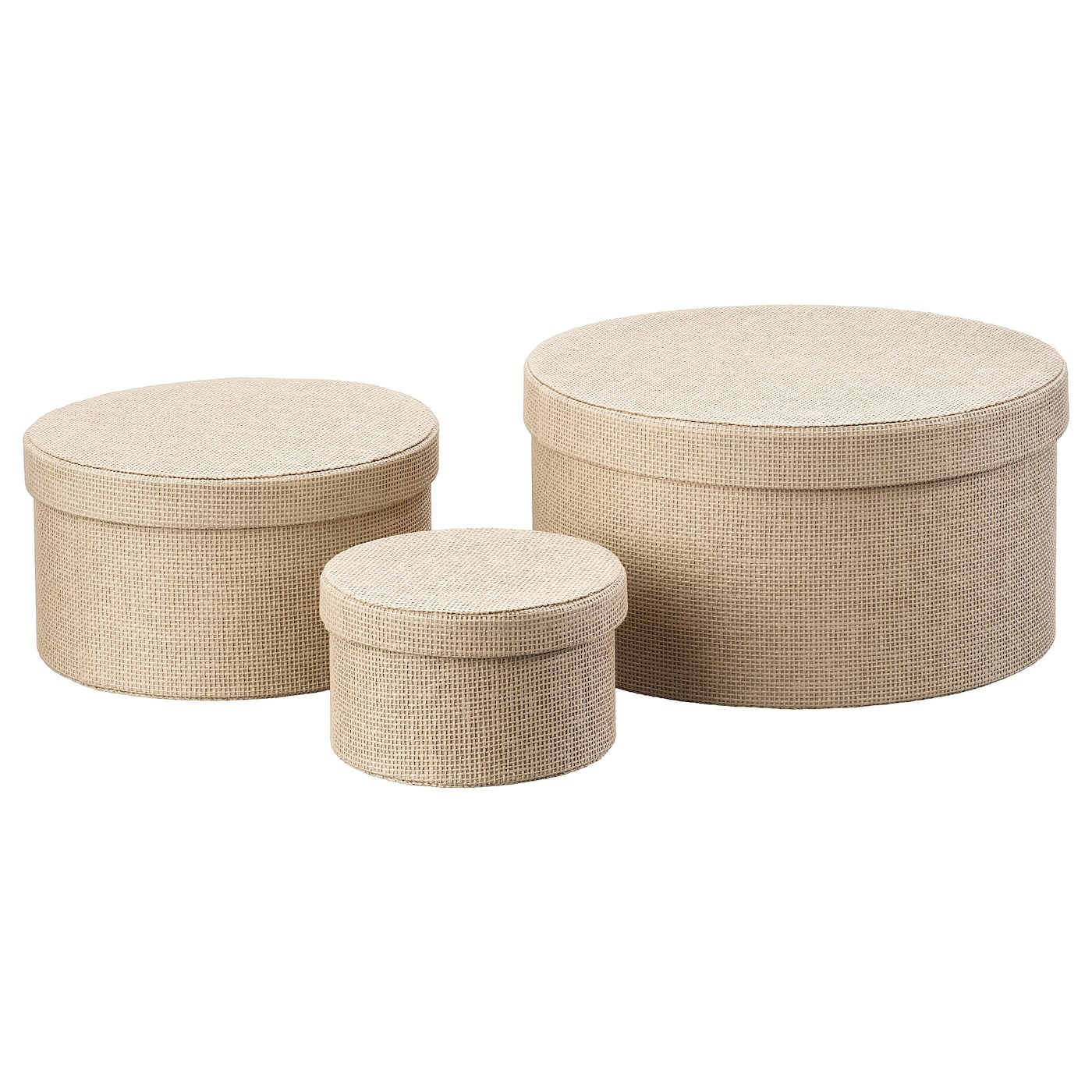 KVARNVIK Storage box, set of 3