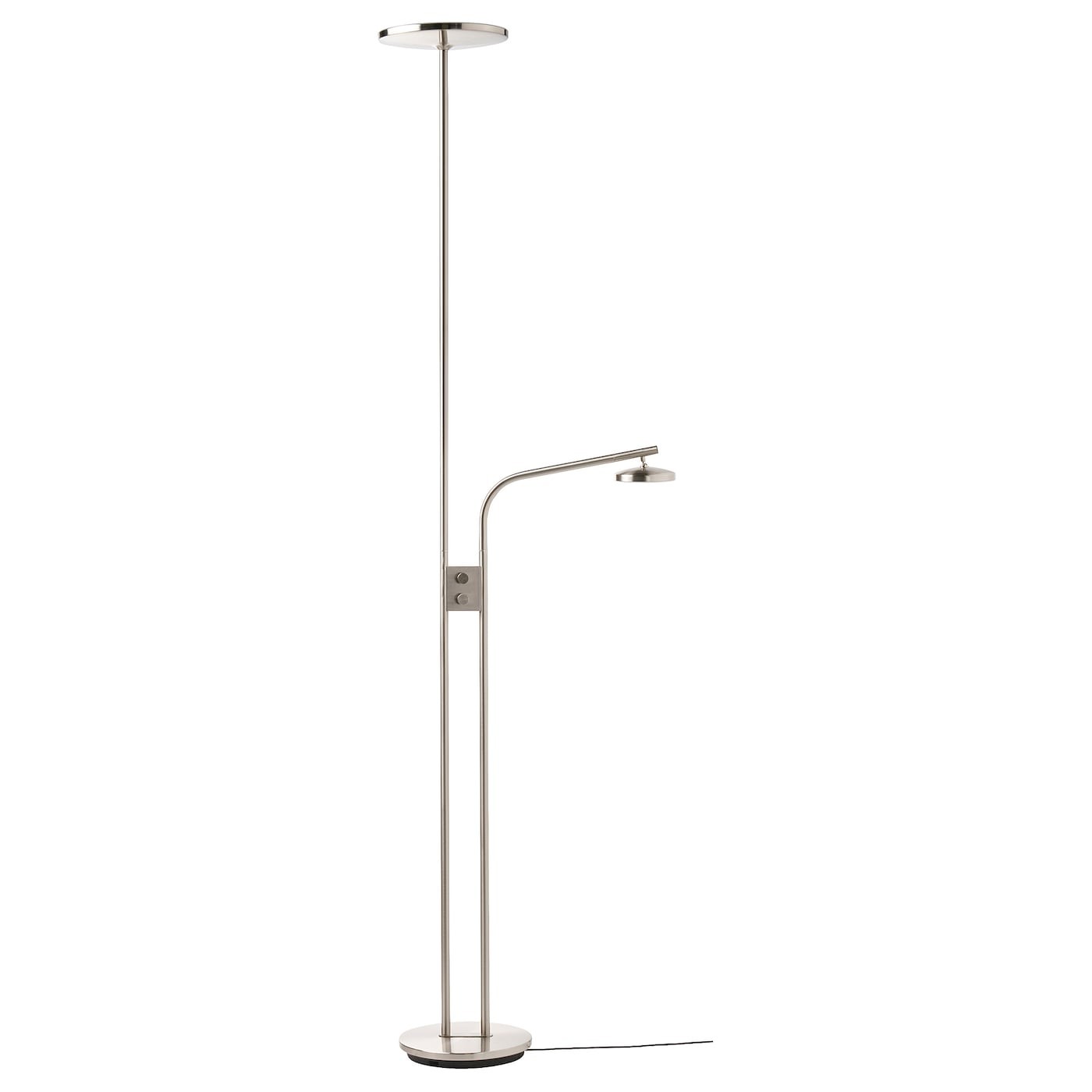 ISJAKT LED floor uplighter/reading lamp