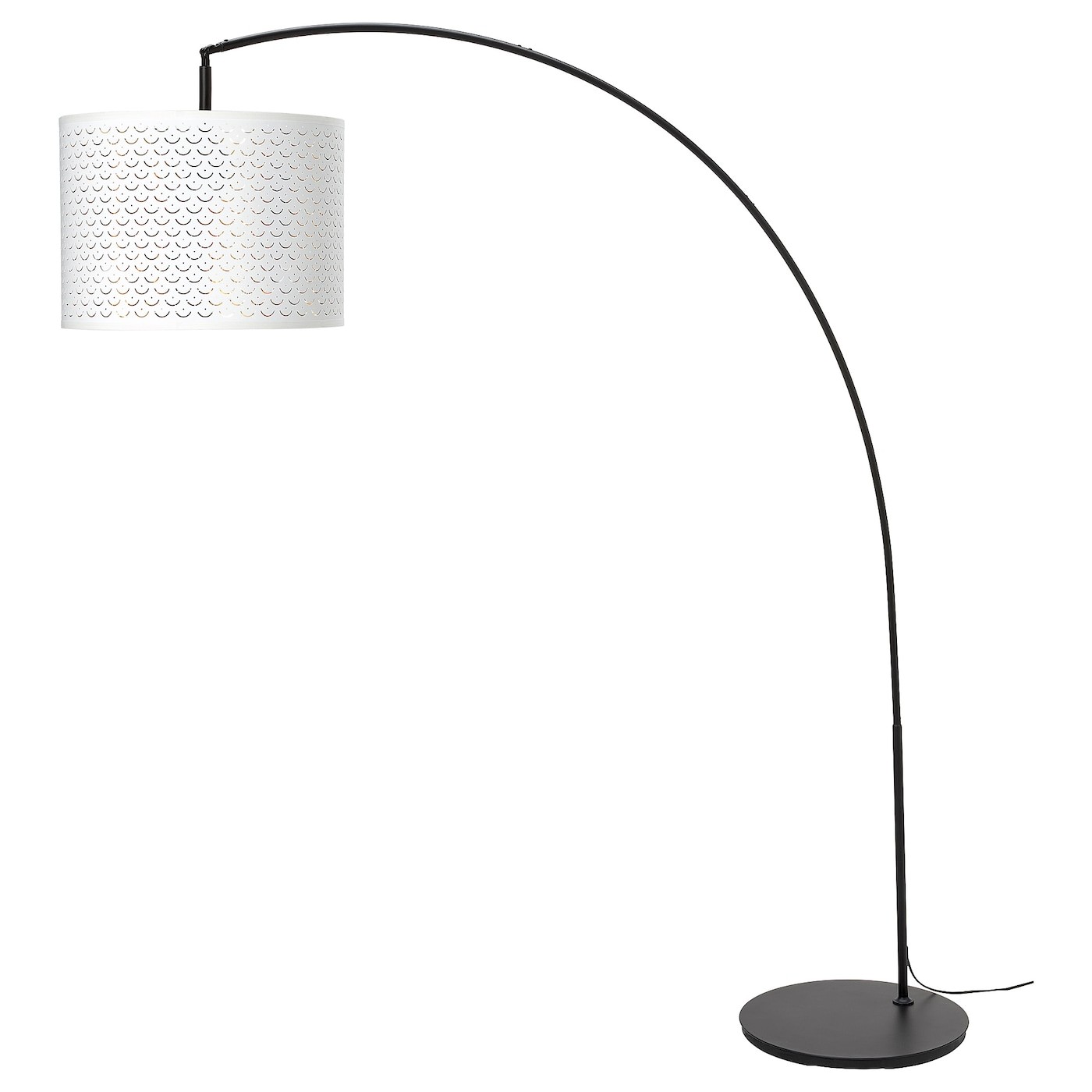 NYMÖ / SKAFTET Floor lamp, arched